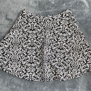 Black and white skirt